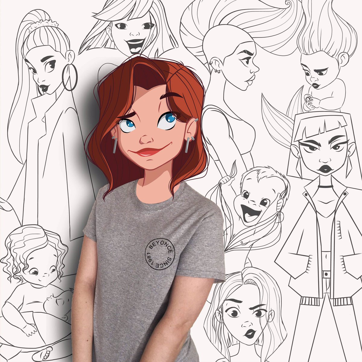 KaylaJCoombs's tweet photo. My #CharacterSelfie for @pictoplasma @project1324's #CharacterFaceOff Challenge! 🖊📸 #drawing #digitalart #doodle #characterdesign https://t.co/Ma3YRPgNbn