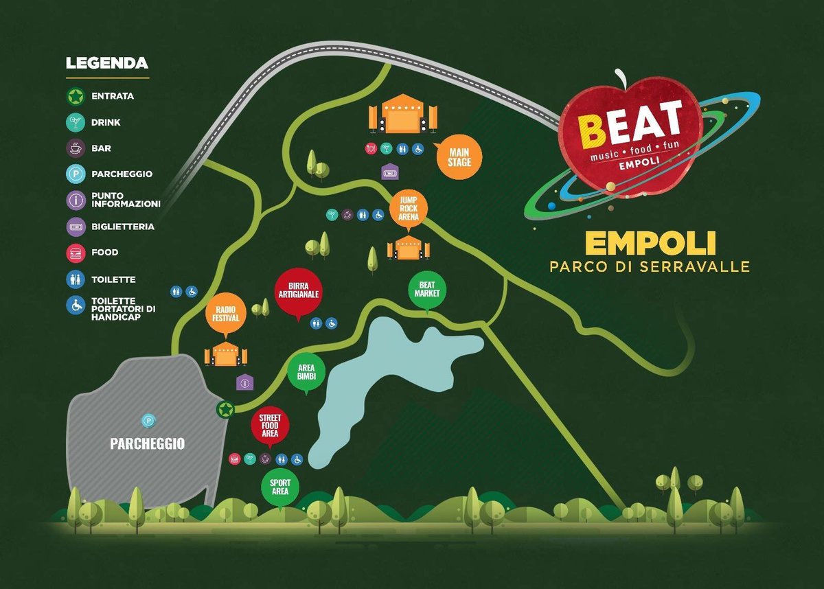 #beat17 25.26.27 agosto &amp; 1 settembre - parco di Serravalle (Empoli)! #franzferdinand #fask #thezencircus #alborosie #streetfood #festival
