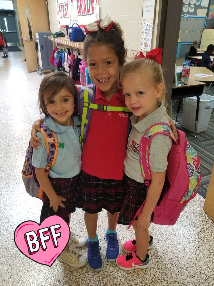 bethdaniels08's tweet photo. This is one excited girl on her first day of 1st Grade @CCLSChargers  I am one happy and very proud mama!  #cclsfirstday https://t.co/zuOe4vfw1S