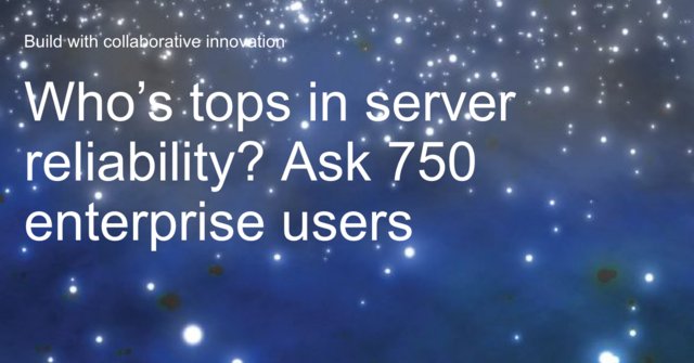 AtishiSapru's tweet image. Who’s tops in #serverreliability? #cloud #cognitive #mainframe #server #trustIBMz #linux ibm.co/2uMsSA2 bit.ly/2x42kuD