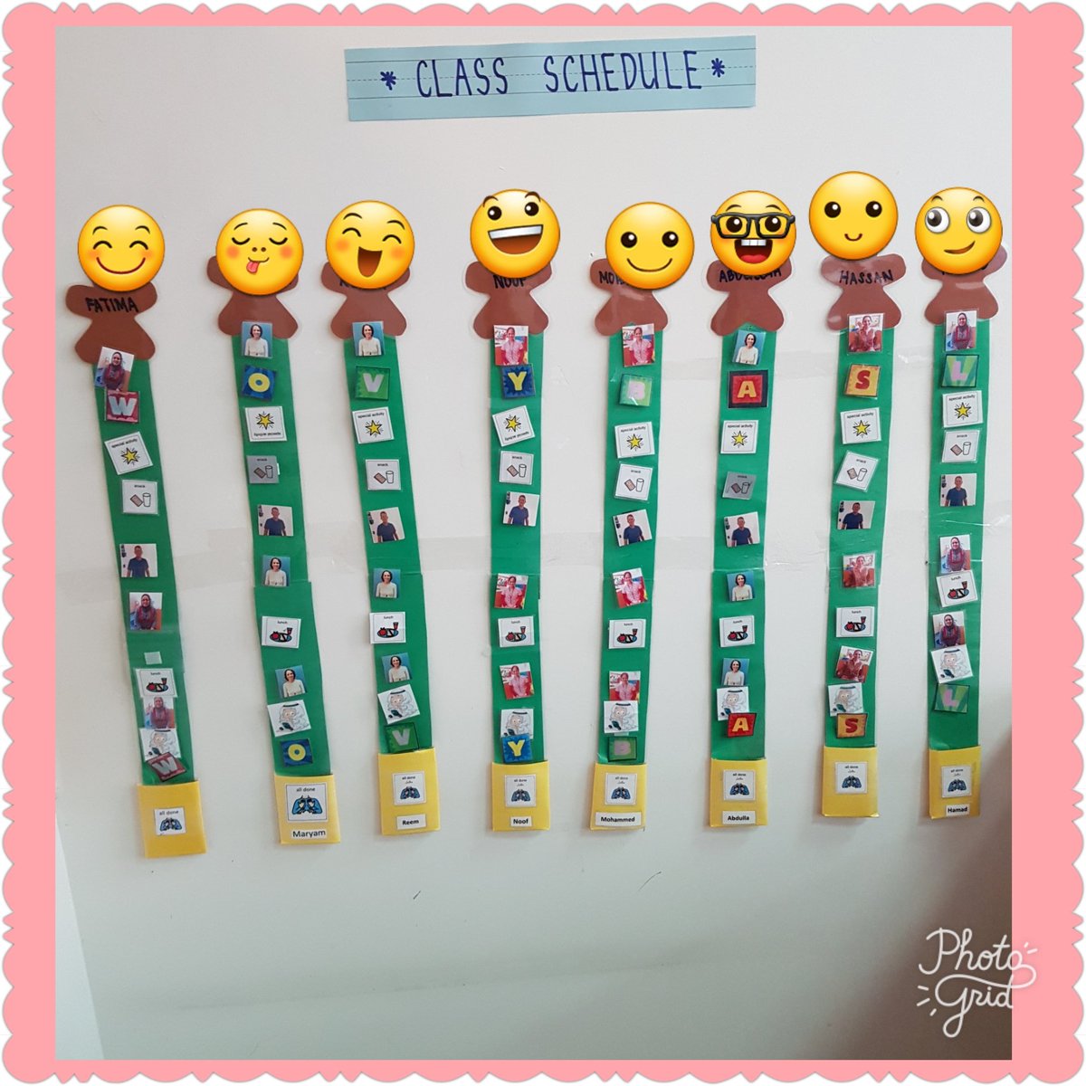 chon_go's tweet photo. Done! We're ready to rock n roll!. #specialneedsclass #AutismAwareness #autism #Behavioral #visualschedule #sped https://t.co/Q81hcQMmMi