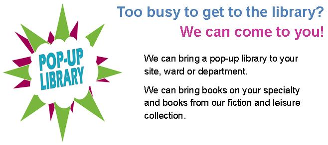 elhtlibrary's tweet photo. #Survey2017 #Feedback 
@EastLancsHosp Library services @ community sites. Get in touch to book a pop up library.
https://t.co/LApxwXYs3Y https://t.co/XwifwS6IwG