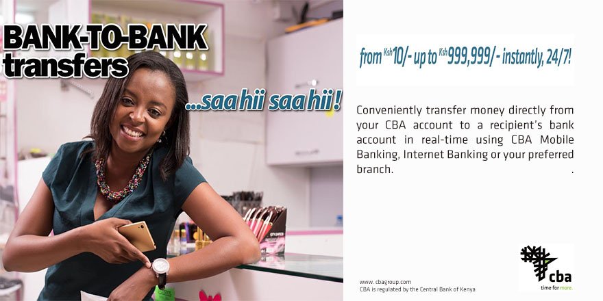 Ncba On Twitter Send Money At Your Convenience Through Pesalink