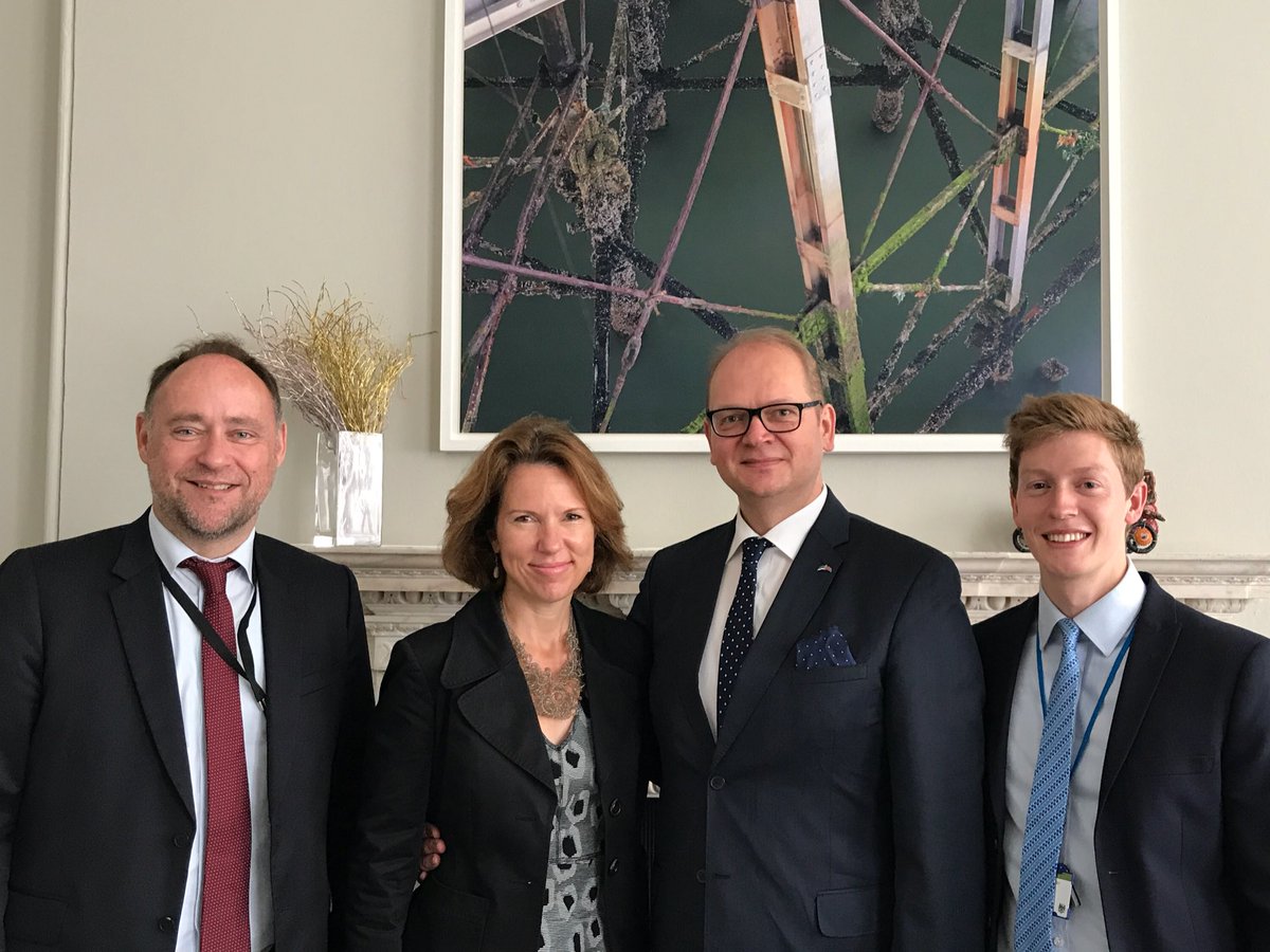 RichWoodUK's tweet photo. Fond farewell to excellent colleague - and friend - Estonian Ambassador @LauriBambus. We wish you well back in Tallinn. @estembassyuk https://t.co/F8SzuBx2Hv