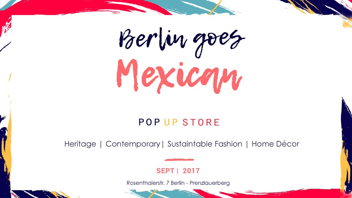 bohetnika's tweet photo. ¡Asiste! Estas cordialmente invitado al primer pop up store Latino, con numerosos diseñadores Mexicanos y Latinoamericanos. #berlinenespañol https://t.co/vB1RrRzYMm