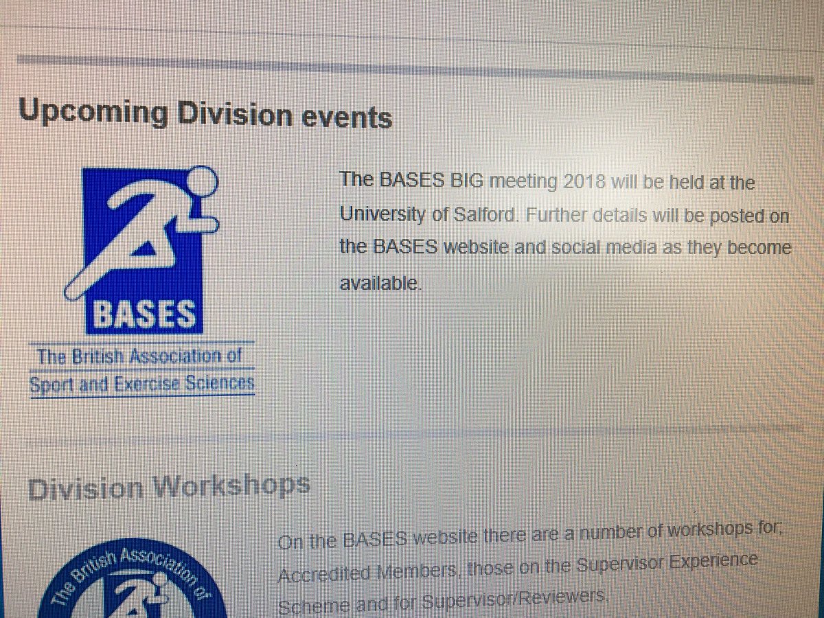 UoS MSc S&C (@uos_msc_sandc) on Twitter photo Great to see that <a href="/BASESBIG/">BASES BIG</a> will be held <a href="/SalfordUni/">University of Salford</a> this year! <a href="/PaulAJonesUoS/">Dr Paul Jones</a> & <a href="/steviea67/">Steve Atkins</a> are putting together a great event👍🏼 Great to see that <a href="/BASESBIG/">BASES BIG</a> will be held <a href="/SalfordUni/">University of Salford</a> this year! <a href="/PaulAJonesUoS/">Dr Paul Jones</a> & <a href="/steviea67/">Steve Atkins</a> are putting together a great event👍🏼