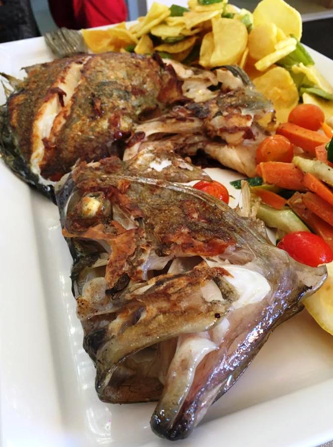 Gallo de San Pedro a la plancha, pescado fresco de #Formentera preparado al momento