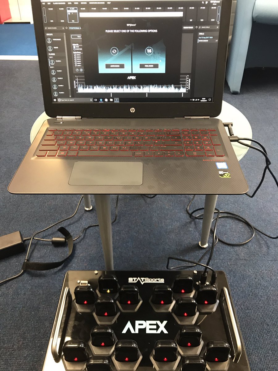 Exciting times ahead with new gps capabilities at the HPU and <a href="/CSES_Essex/">Sports Science @ UoE</a> <a href="/statsports/">STATSports</a> #apex #gps #scienceofsuccess