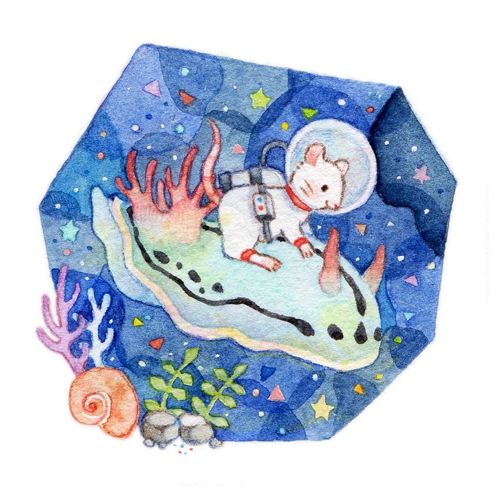 「海は宇宙みたいに広がってる!この海の冒険シリーズ3枚はコミティア121に持ってい」|＊だてちゃん＊のイラスト