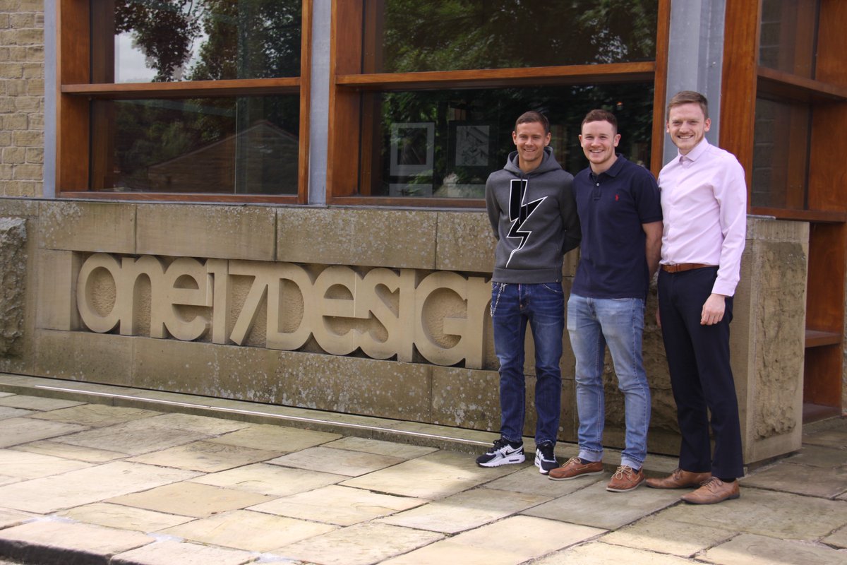 one17design's tweet photo. Great to see #htafc star Chris Löwe come visit ONE17 HQ. #FutureClients https://t.co/VtevsjbIz7