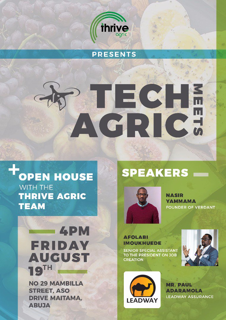 Thrive agric tech event friday 18th August 2017