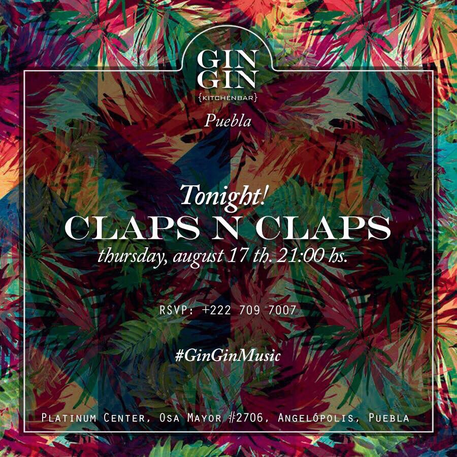 dazclaps's tweet photo. Jueves de Gin Gin #puebla & CN'C 💎 Vagabundos Millonarios #housemusic #gingin #angelopolis #clapsNclaps #VagabundosMillonarios https://t.co/cpCfROSTt1