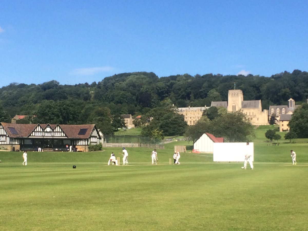 tomdegrooth's tweet photo. @KNCBcricket u17 in there game against London B. Played at beautiful @AmpleforthColl under bright blue skies. https://t.co/utKJKKJCEC