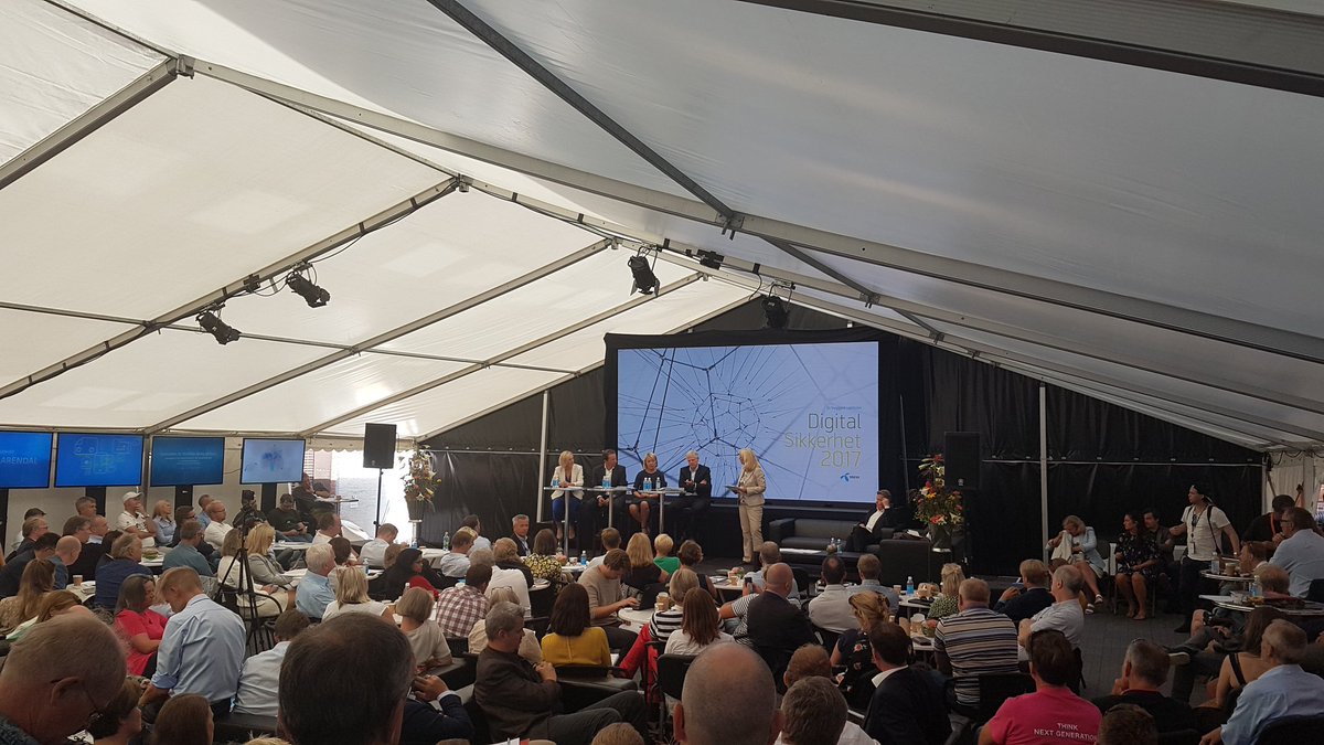 Digital nasjonal sikkerhet avhenger av tett samarbeid mellom næringslivet og myndighetene @TelenorN_presse <a href="/Abelia_NHO/">Abelia</a>  #itpol #arendalsuka