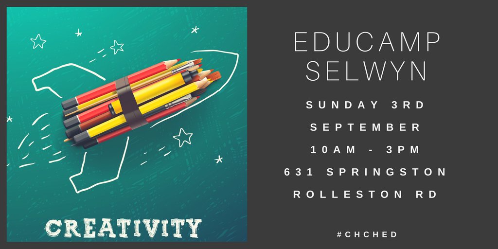 Not long until #educampselwyn! Register online for Sun 3rd Sept -
 goo.gl/cHFaPc #chched #Collaboration