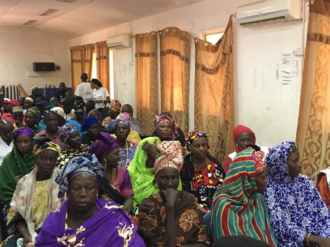 Gambia_TRRC's tweet photo. Heavy Turnout in Basse with Women making a strong presence. Bodes well for the all inclusive nature of #TRRCConsultations https://t.co/3cWovg0EUQ