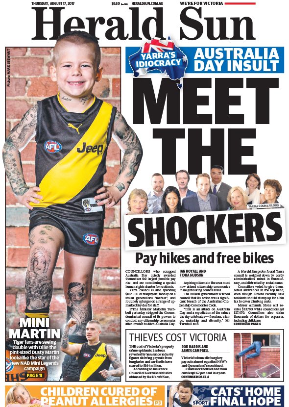 damonTheOz's tweet photo. Tomorrow's @theheraldsun front page tonight... #auspol #Springst @Fiona_HS https://t.co/9CQf5iXjG2
