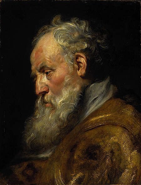 Realtà, bellezza,sentimento..la vita in una tela..Peter Paul Rubens..Studio di una testa.. @artdielle @Asamsakti @roderiu @NicolaLecca #arte