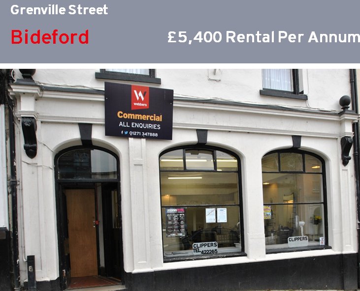 Shop Available to Let #Bideford Brand New Lease Terms Available. Call on 01271 347 888 for more info.