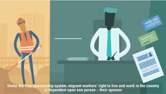 ilo's tweet photo. 📹 This is how sponsors control the lives of migrant workers in the Middle East: https://t.co/8WNwLpKLC4 https://t.co/QhYI6bLkEP