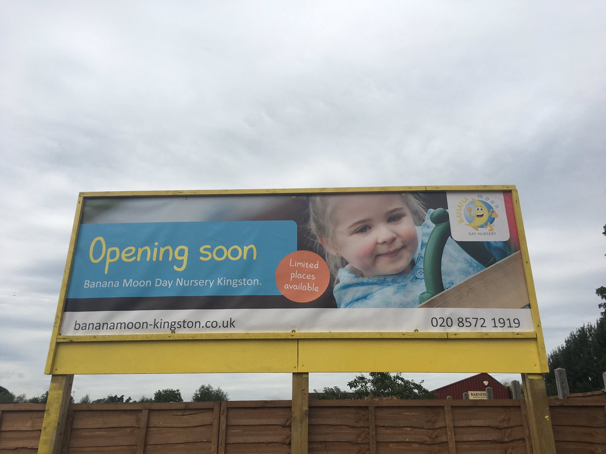 BMDayNursery's tweet photo. #BananaMoon #Kingston new #nursery opening soon a spacious #childcare environment for children 6wks to 5yrs #excitingtimes https://t.co/Fp3KSZzx2l