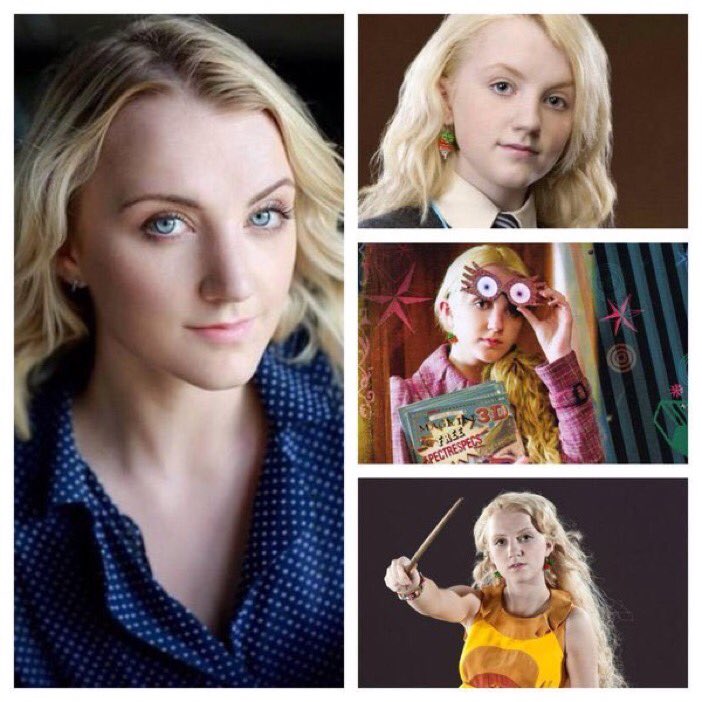 August 16: Happy Birthday, Evanna Lynch ( She played Luna Lovegood in the films. 