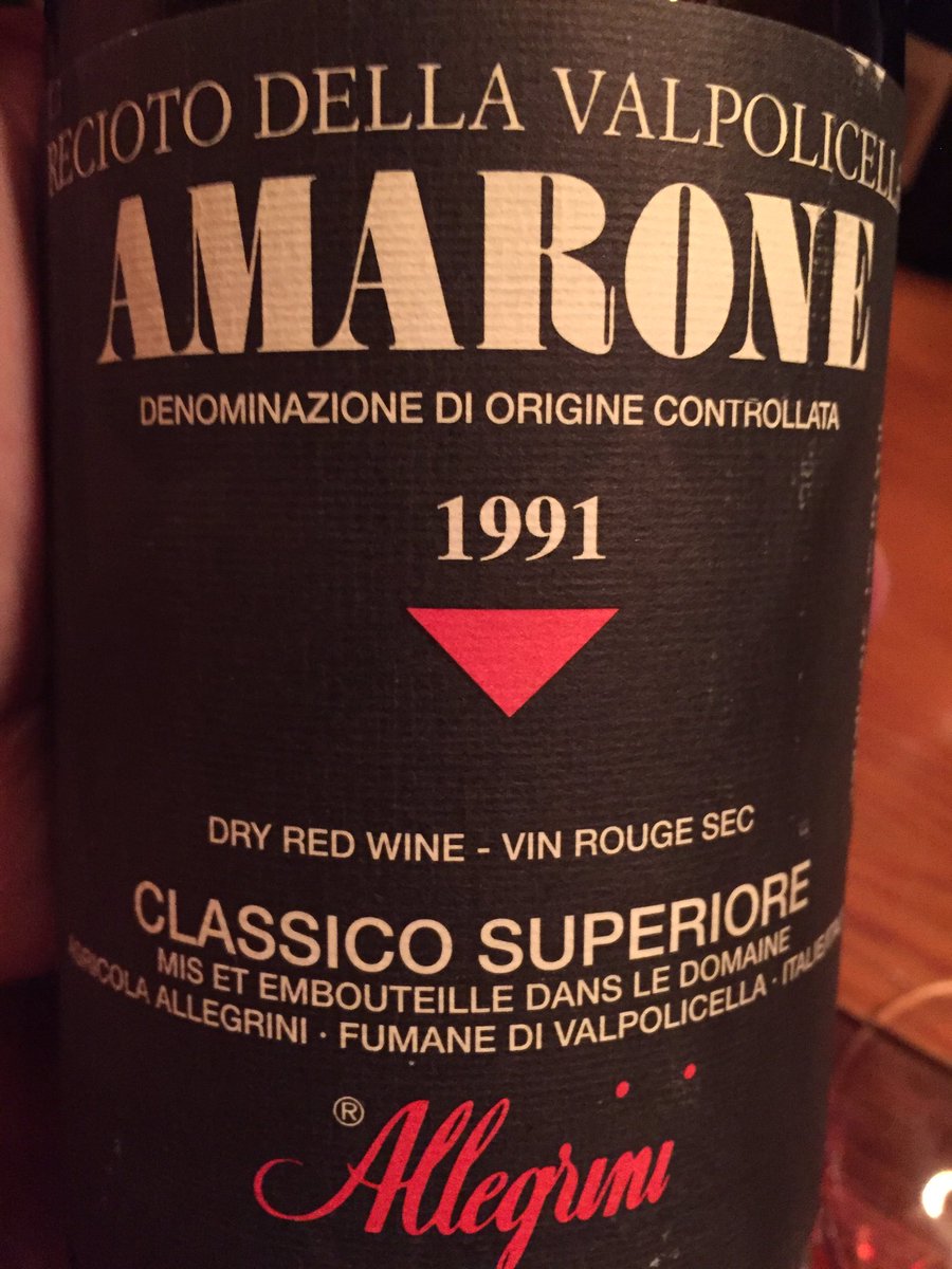 tpbowman's tweet photo. Nice surprise in this lil guy! #amarone https://t.co/ongdqj52BV