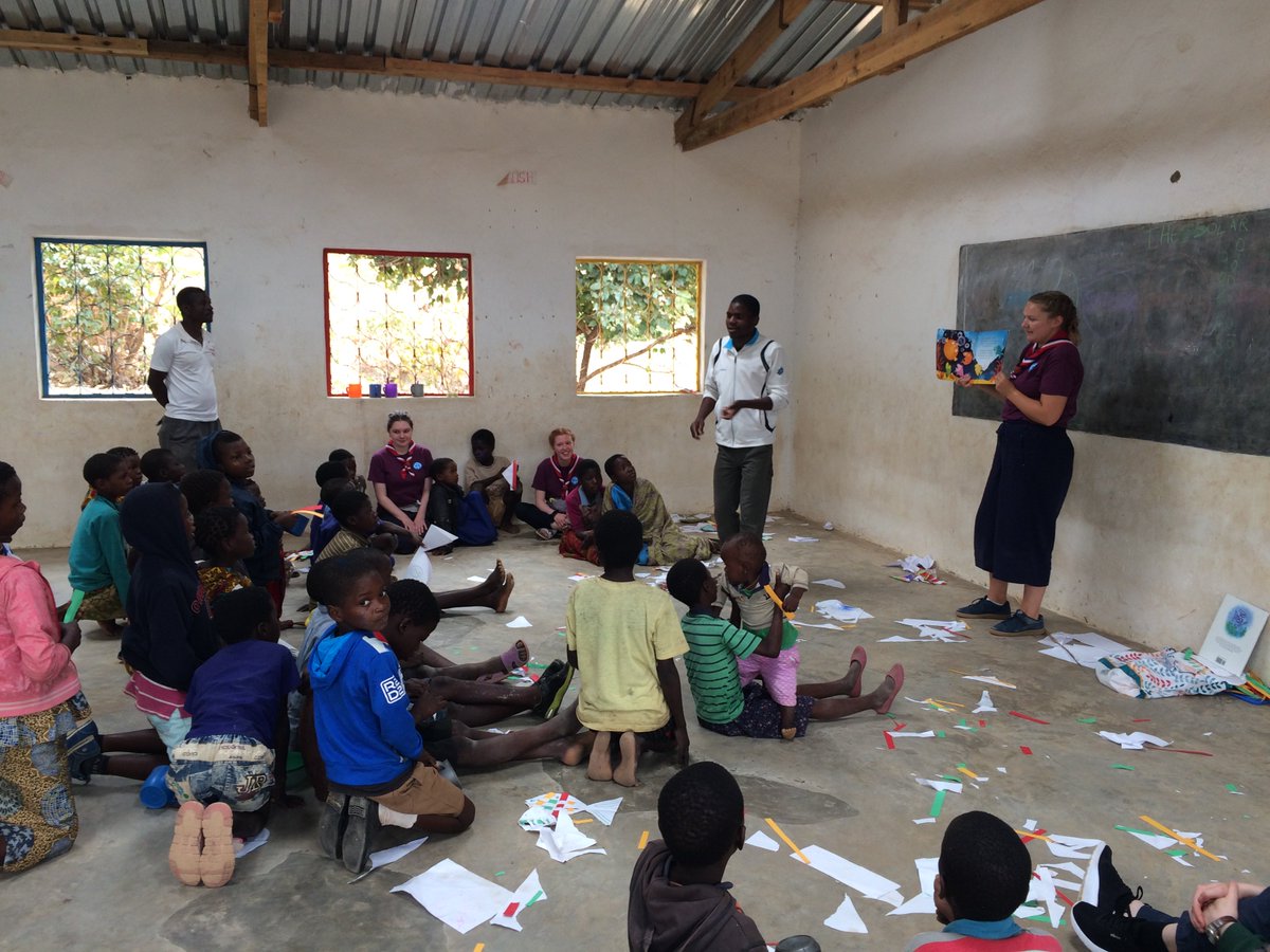 Our girls working with <a href="/Fishermans_Rest/">Fisherman's Rest</a> holiday club at a local school