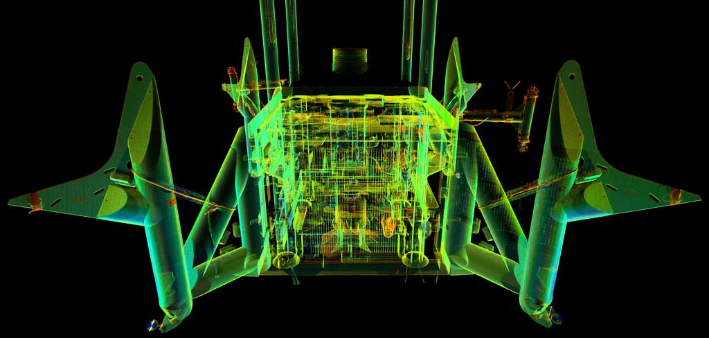 UTEC_StarNet's tweet photo. Subsea tree laser scanned for dimensional control survey. #Leica #Pointcloud #UTECStarNet #Survey #Subsea https://t.co/Xc8DE50gkR