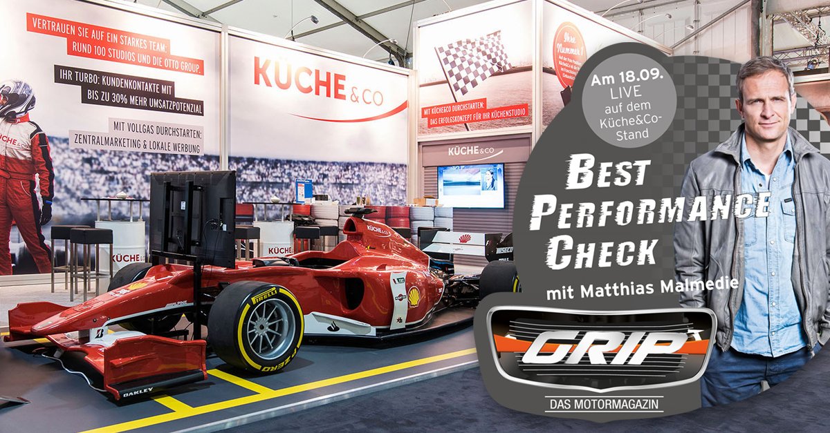 Küchenmesse #area30: Wir sorgen für Motorsport-Atmosphäre mit Matthias Malmedie bit.ly/2fKuvvf
