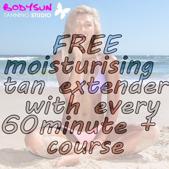 BodysunTanning's tweet photo. #bodysun #tanning #beachbody #summersun #tanextender #moisturelock #australiangold #peaudor #longerlastingtan #lookgood #feelgood 🕺🏼💃🏽 https://t.co/vnNJ3nPY0o