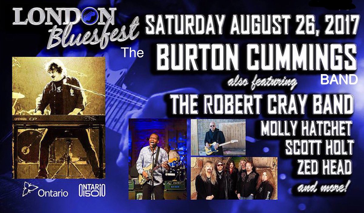 Burton Cummings (@burtoncummings) on Twitter photo Full band concert LIVE at the London BluesFest (<a href="/bluesfestldnont/">LondonBluesfest</a>) on Saturday, August 26th. Tickets: ev13.evenue.net/cgi-bin/ncommeβ¦ Full band concert LIVE at the London BluesFest (<a href="/bluesfestldnont/">LondonBluesfest</a>) on Saturday, August 26th. Tickets: ev13.evenue.net/cgi-bin/ncommeβ¦