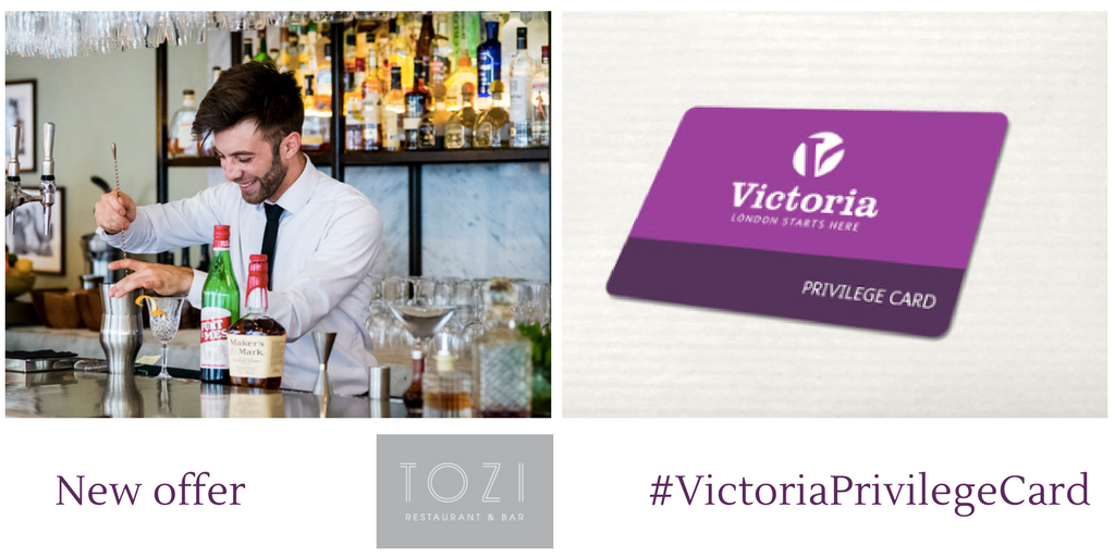 LondonHeritageQ's tweet photo. In  August, you can receive a complimentary Negroni @ToziRestaurant with your #VictoriaPrivilegeCard https://t.co/GQXx9vRUrE https://t.co/N37tYi6ytS
