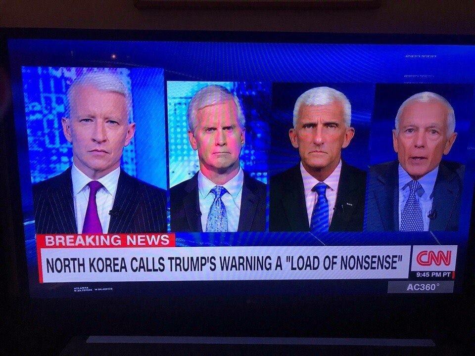 TotalRoasters's tweet photo. When #diversity means wearing different coloured ties #makeamericagreyagain https://t.co/9v7R0Oeany