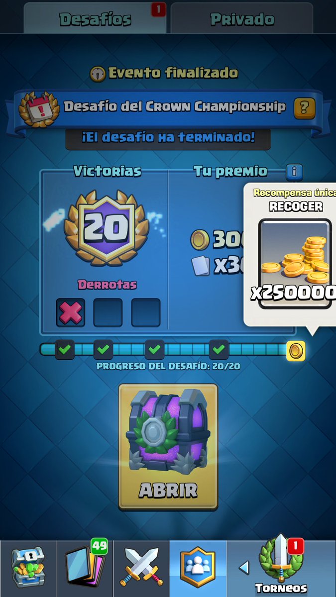 Más fácil de lo que pensaba!! GG! RT si queréis vídeo del mazo y últimas partidas!!😎