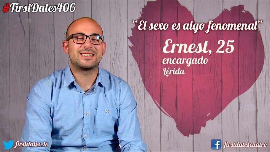 firstdates_tv's tweet photo. ¡Pero qué fijación tiene este chico con los 'cantions', oye! #FirstDates406 https://t.co/xnps40hWYn https://t.co/eT4Wl56o5B