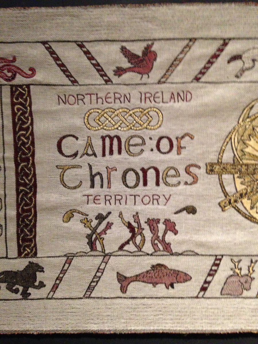 kaypee83's tweet photo. Loved this, so impressive! More to come #GOTTapestry #NorthernIreland #GOT #Winteriscoming @UlsterMuseum https://t.co/BU6Nk98kbx