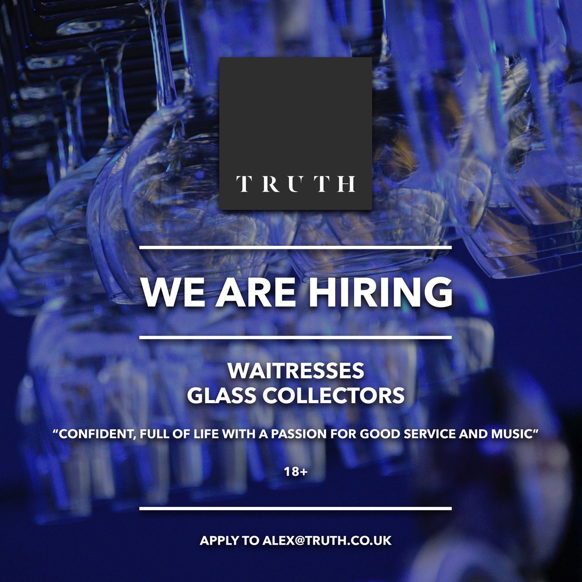 We are hiring 👌🏼💙🎶