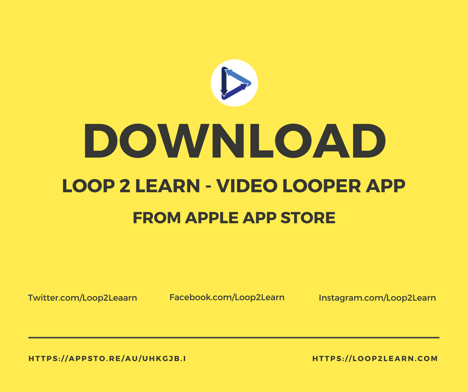 Loop2Learn's tweet image. Loop2Learn - Amazing &amp;amp; Free Video Looper App For iPhone, Download it Today From The Link Attached appsto.re/au/uhKGjb.i #iphoneapp