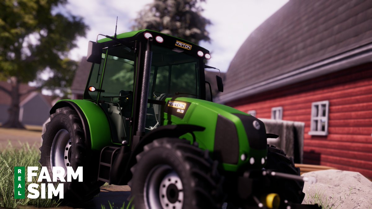 SOEDESCOnl's tweet photo. Bestuur een groot aantal verschillende landbouwvoertuigen en -machines in #RealFarmSim, zoals deze tractor hier: https://t.co/47QN0ZVh3e