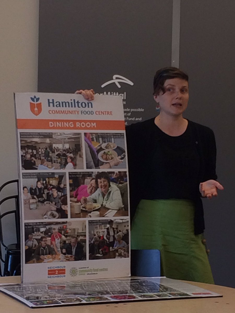 Clare with <a href="/n2nCentre/">n2ncentre</a> shares on Food Access, nutrition, education, awareness and social inclusion at the Hamilton Community Food Centre