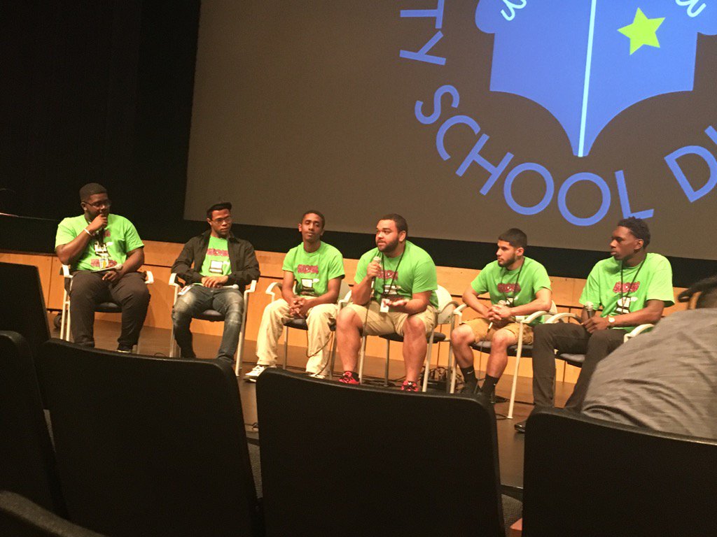 alehner419's tweet photo. So very proud of our @RCSDNYS #rcsdit Student Interns who are now College Students! #perseverance #rcsdsummit https://t.co/RdMmGPQLj3