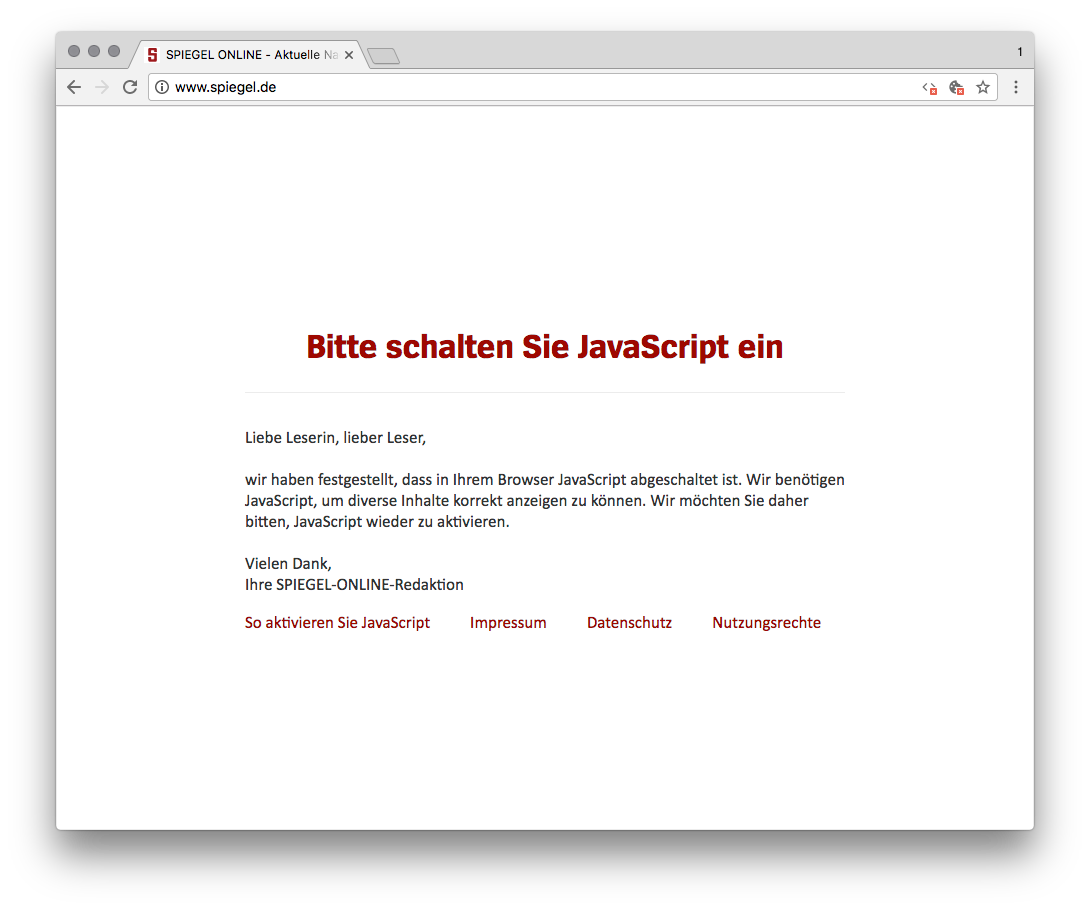stroebjo's tweet image. Hey @SPIEGELONLINE "diverse Inhalte"? Die sieht man auch 'ne Sekunde vor dem #noscript Sreen... wie wärs mit Werbung ohne 100% CPU Last?
