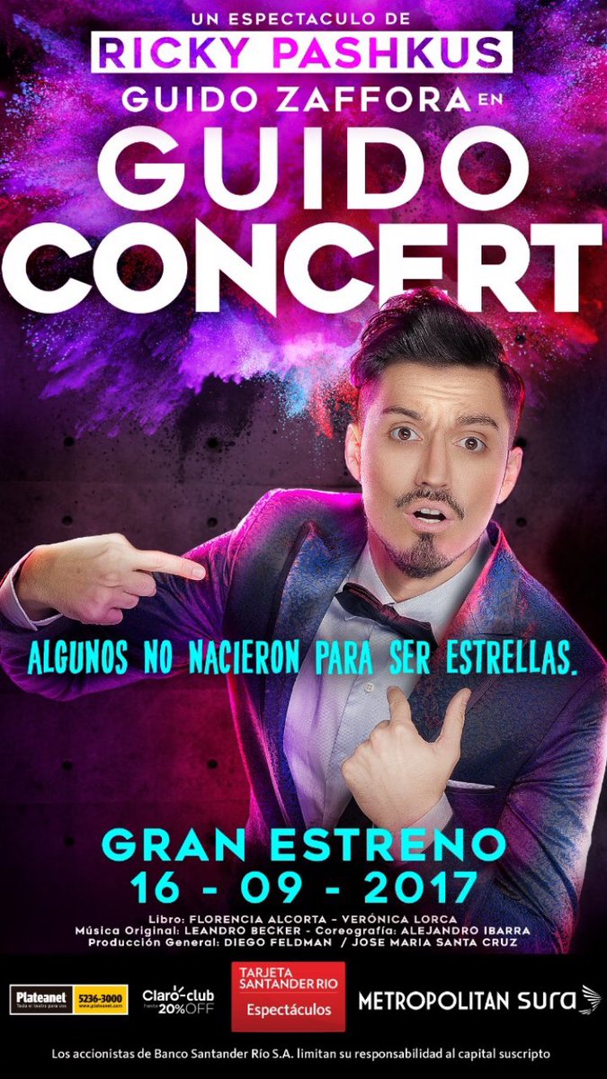 Comienza la aventura 👉🏻 Todas las sensaciones juntas <a href="/GuidoConcert/">guidoconcert</a> en el @TeatroMetSura 🙈❤️