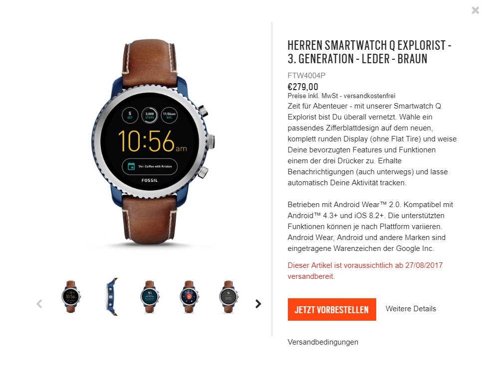Marriedwithbits's tweet photo. #Smartwatch #Fossil #Explorist #WANT
hint @machtwerk soooooo schööööööön! https://t.co/CCSvmzRGSq