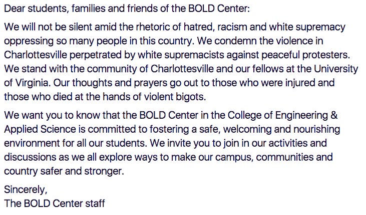 TheBOLDCenter's tweet photo. Dear students, families and friends of the BOLD Center: https://t.co/9gstYW4wN0
