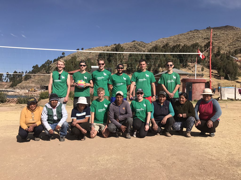 OGA_Trips's tweet photo. @campperu @CampsInt #TeamApu and #TeamCocomama  A-squad beat the Lake Titicaca kitchen staff 2:1 at volleyball!!! https://t.co/JGA6oieACN