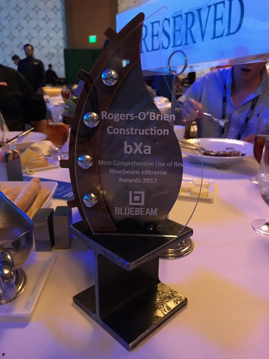 rogersobrien's tweet image. Who has awesome employees that happen to be @Bluebeam masters? WE DO! Congrats to our team at the 2017 Bluebeam eXtreme Awards. #RObuilt