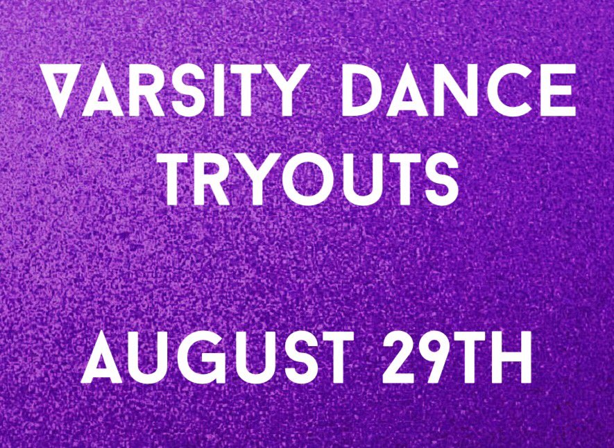 SPMDanceTeam's tweet photo. Tryouts for VARSITY DANCE! AUGUST 29th 12-2! https://t.co/XbZv6Z39iJ