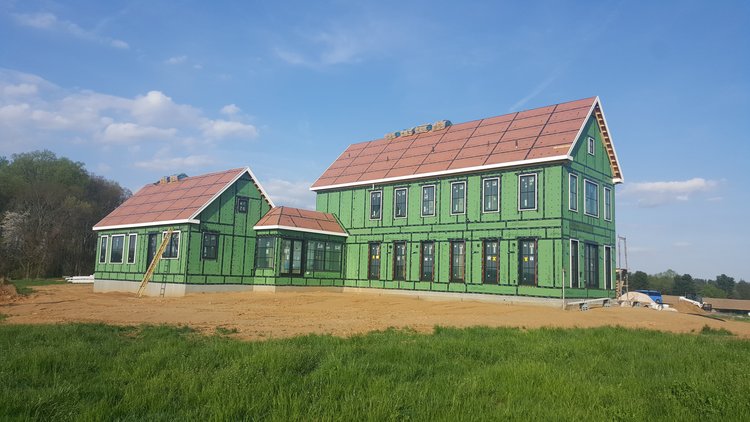 BPrint_Robotics's tweet image. Completed single family home in Monkton, MD with two floors, basement, and attached 3-car garage.